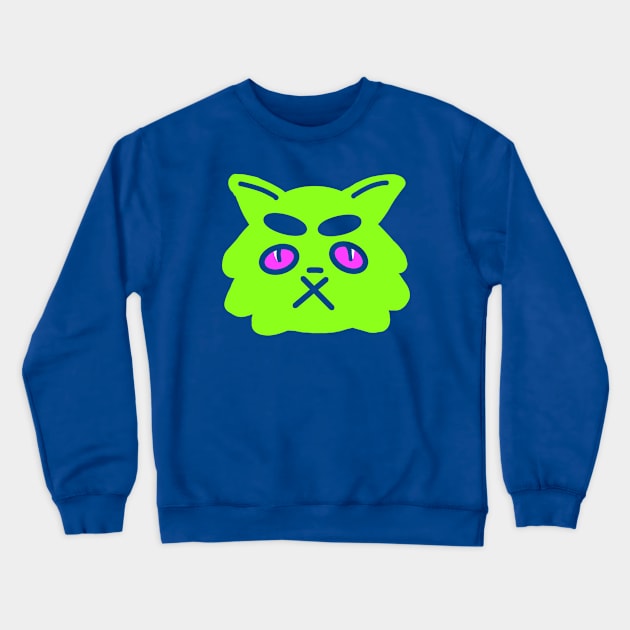 mood cat Crewneck Sweatshirt by anastasiasInk4you